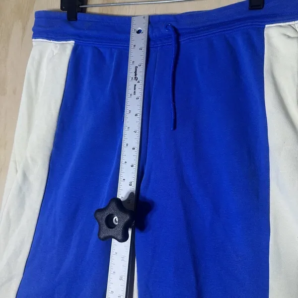 Nike Women’s Sports Joggers‎ Pants Size Large Blue And White Pink Swoosh - Image 5