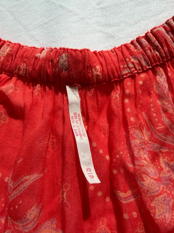 Free People Red Floral Maxi Dress - Image 3