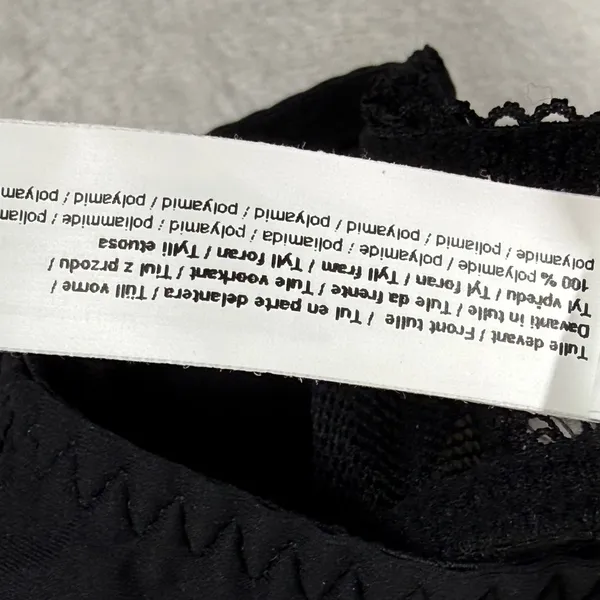 Simone Perele Olympie 3D Soft Cup Bra Black Lace Trim 38C 1C5210 New - Image 9