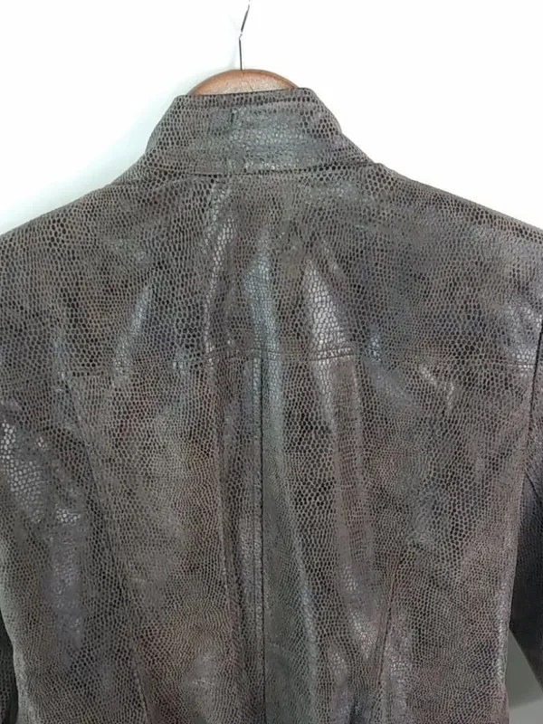 Alfani S Petite Leather Zip Jacket - Image 5