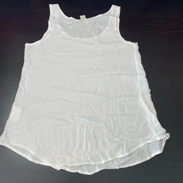 Elegant White Women's Tank Top Size M - Image 5