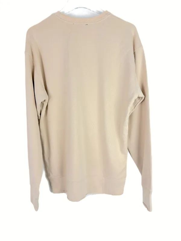NWOT Naked Wardrobe Distressed Oversized Sweatshirt Cream Size Small S NEW - Image 6
