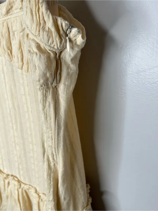 Peppermayo Jacinda Cream Drop Waist Maxi Dress Size 2X - Image 11