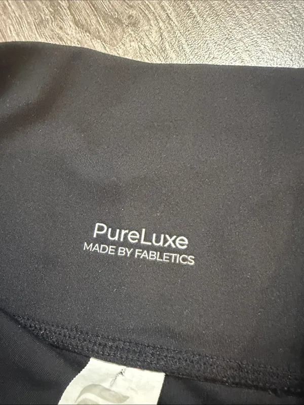 Fabletics PureLuxe Black High-Waist Flare bootcut Active Leggings XS - Image 2