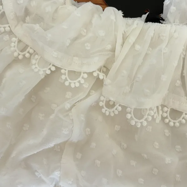 White fox crop top - Image 4