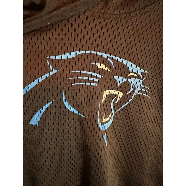 NFL Team‎ Apparel Women's Large Mesh Carolina Panthers Hoodie - Image 2