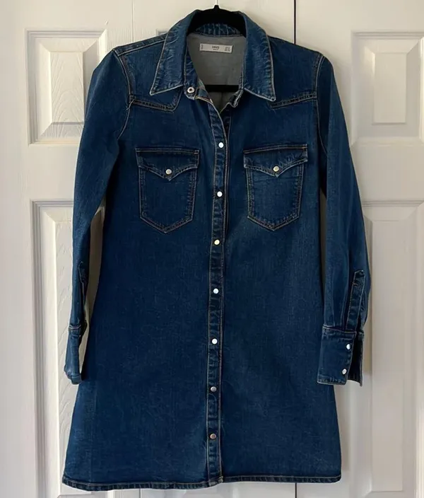 Mango Denim Dress - Image 5