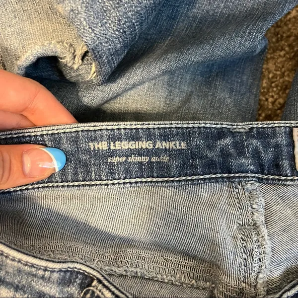 AG Adriano Goldschmied Distressed Skinny Jeans - Image 5