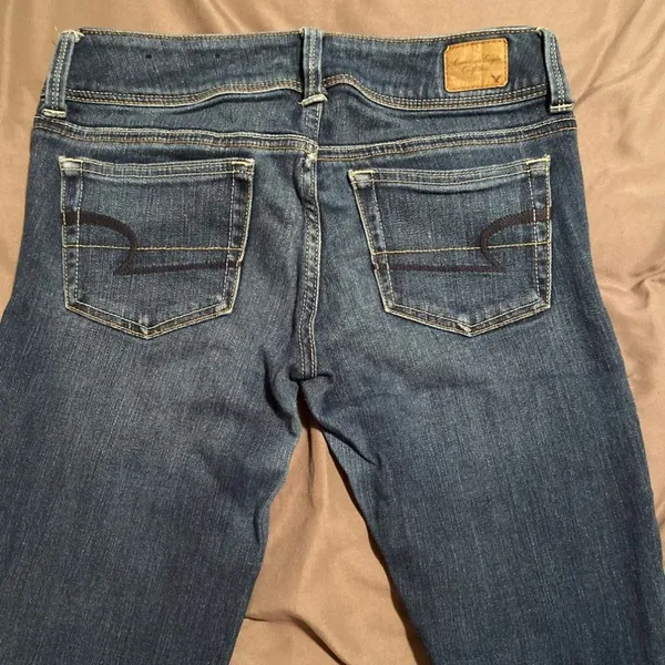 American Eagle Slim Boot Jeans 2 Short - Image 3