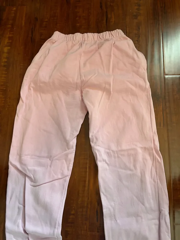 Light Pink Brandy Melville Sweatpants - Image 3