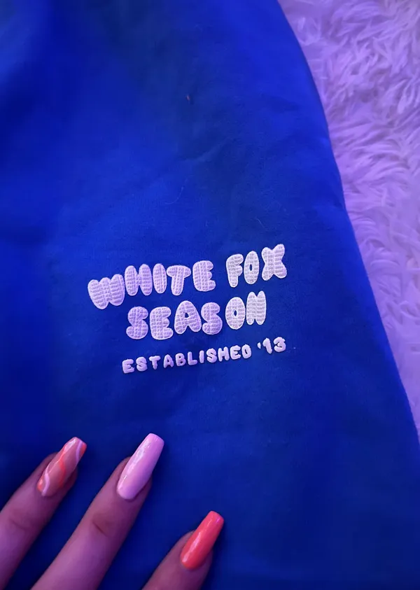 white fox sweatpants - Image 2