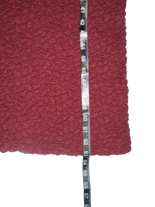 NWT Tuckernuck Hyacinth House Madison Textured Long Sleeve Burgundy Dress MEDIUM - Image 9