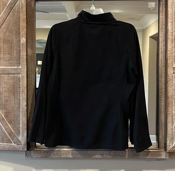 The North Face Polartec Classic Black Pullover Performance Fleece Long Sleeve Medium Top - Image 3