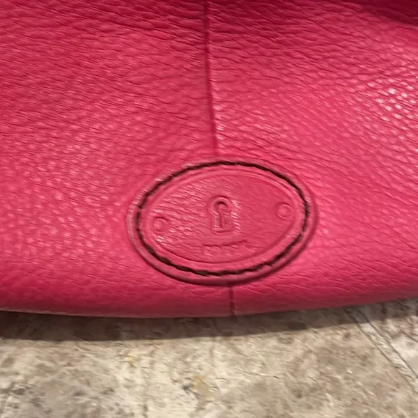 Fossil Long Live Vintage Leather Shoulder Bag SHB5054 Pink Pebbled Leather - Image 13