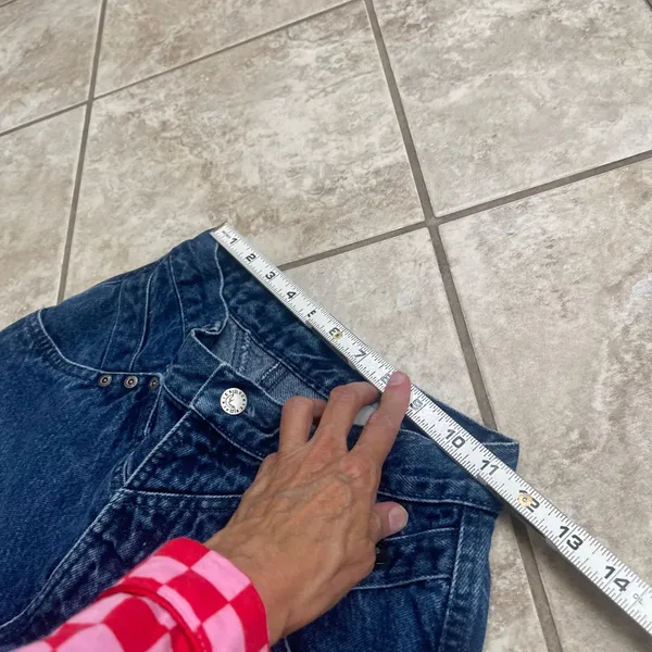 Rocky Mountain Clothing Co Vintage Western High Rise Studded Jeans 29/9 Blue USA - Image 5