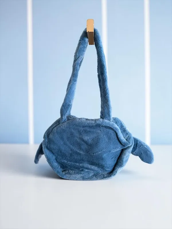 Disney Lilo & Stitch Plush‎ Head Shaped Shoulder Bag - Image 2