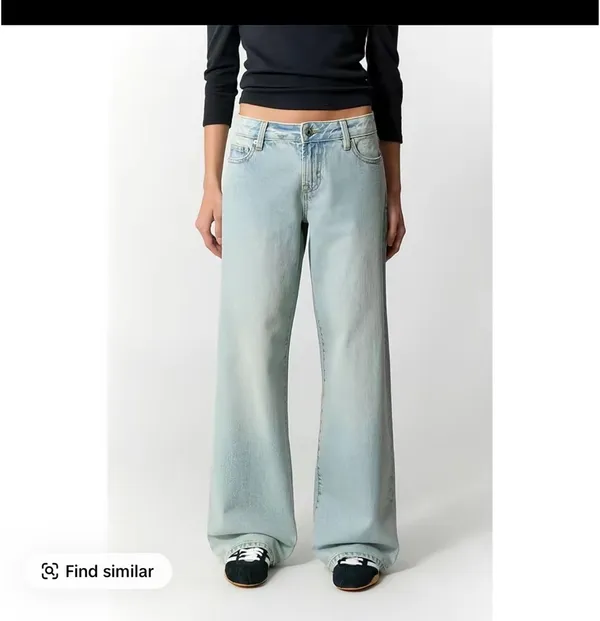 low rise baggy wide leg pacsun jeans - Image 2