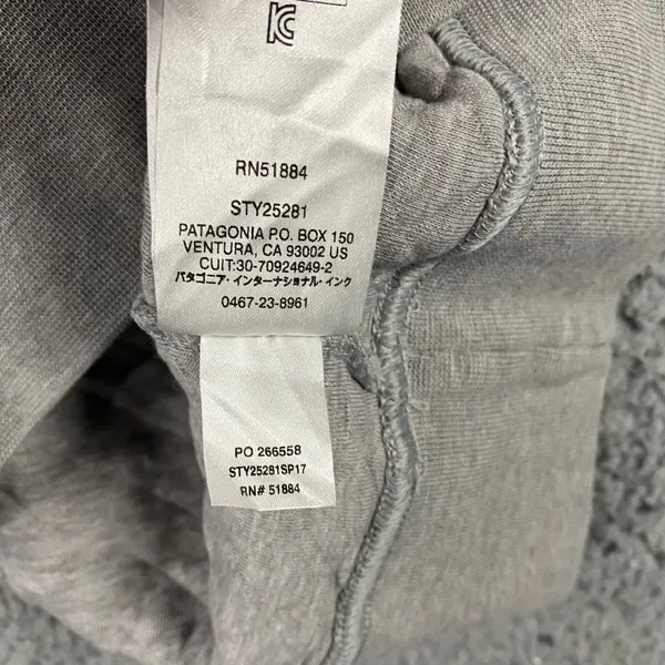 Patagonia Quilted Snap-T‎ Pullover Women S Gray Organic Cotton Layering Outdoor - Image 12