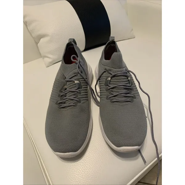 FOOTJOY FLEX XP Men’s Sz 8.5 GREY SPIKELESS GOLF SHOES #95359 - Image 4