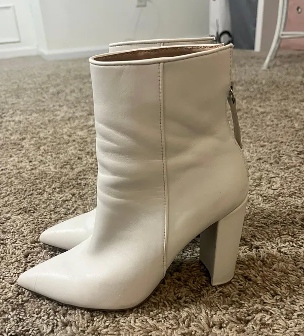 Steve Madden White Booties - Image 2