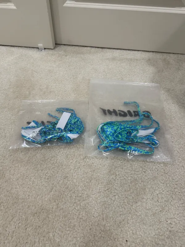 NWT Bright Swimwear Melody Top and Bottom M Ocean Dream - Image 2