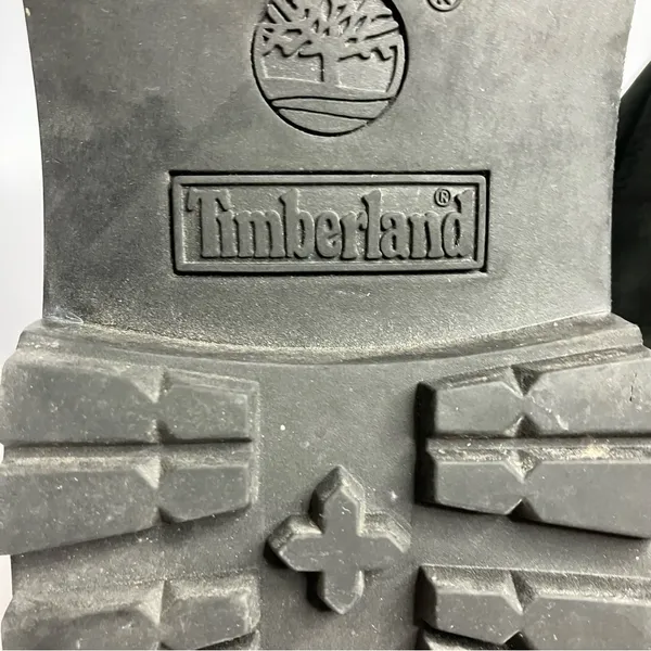 Timberland black leather‎ lace up boots size 8.5 - Image 6
