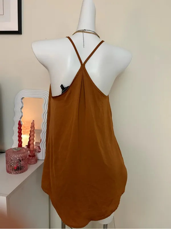 Banana Republic Burnt Orange Spaghetti Strap Camisole - Image 2