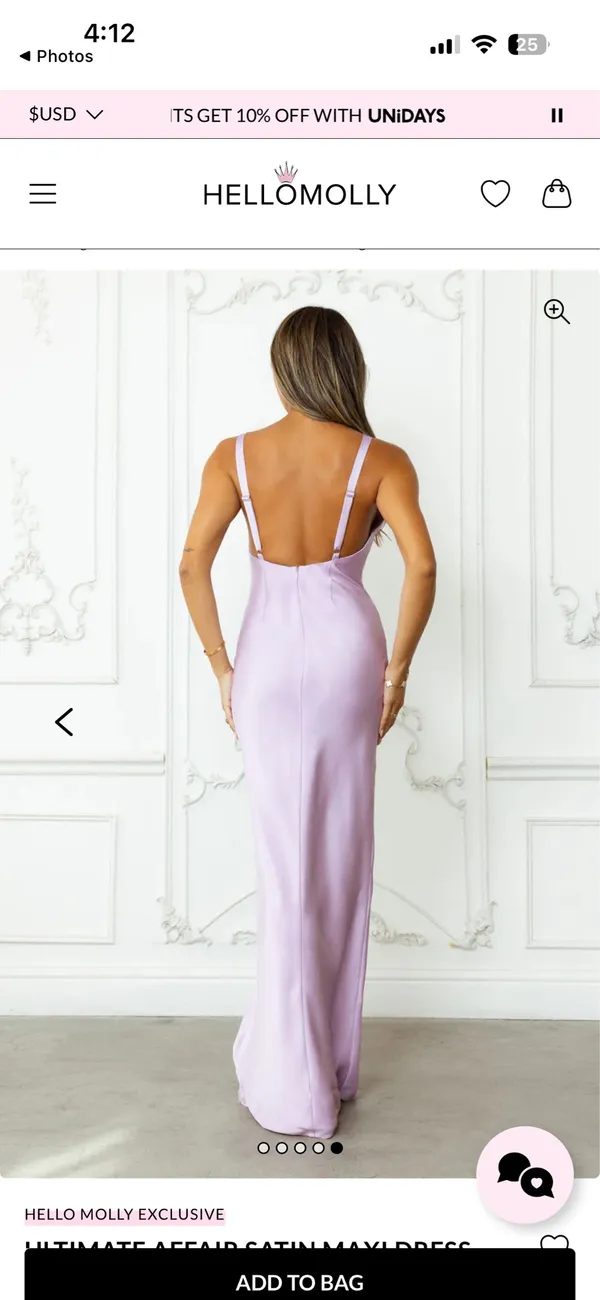 Hello Molly Dress Lilac - Image 3