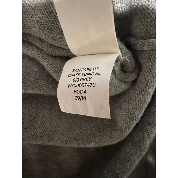 Gap Women's Gray Crew Neck Long Sleeve Cotton Viscose Blend Sweater Size L - Image 11