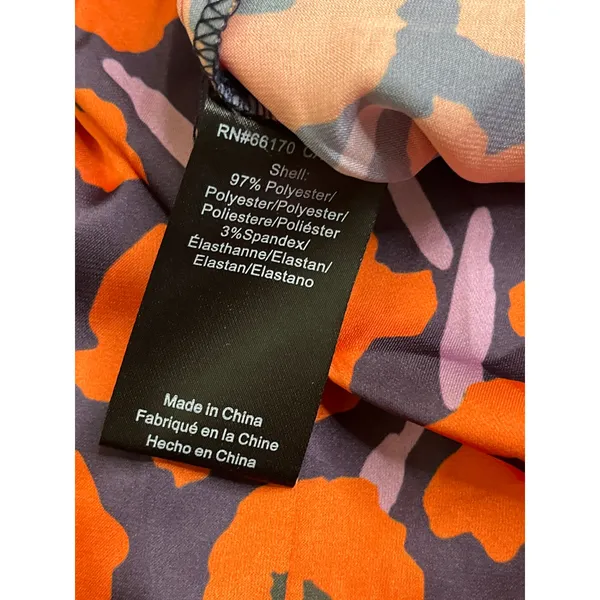 Anthropologie HUTCH Poppy Floral Wide-Leg Crop Pants Orange/Purple Size S - Image 14