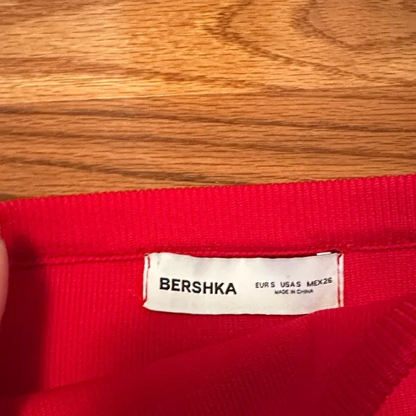 Bershka Bold Red Top - Image 2