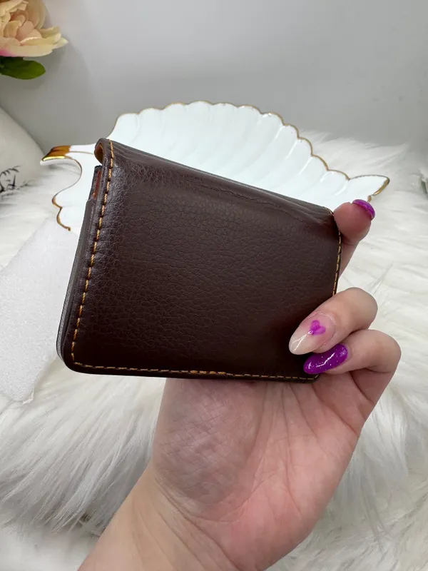 Mini Espresso Card Wallet Brown - Image 5