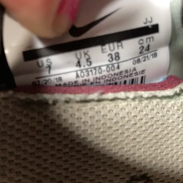 Nike EXP-14 sneakers size 7‎ black teal - Image 5