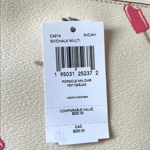 coach Mini Camera Bag With Popsicle Print c4216 - Image 7