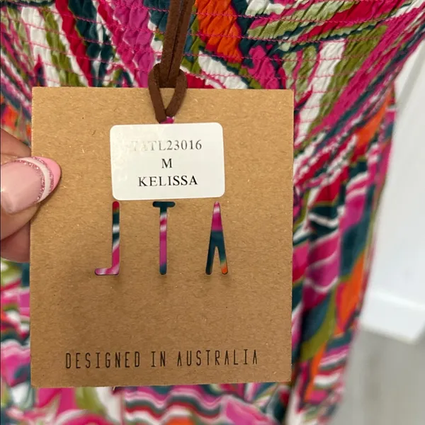 Anthropologie Abel The Label Kelissa One Shoulder Maxi Dress - Image 8