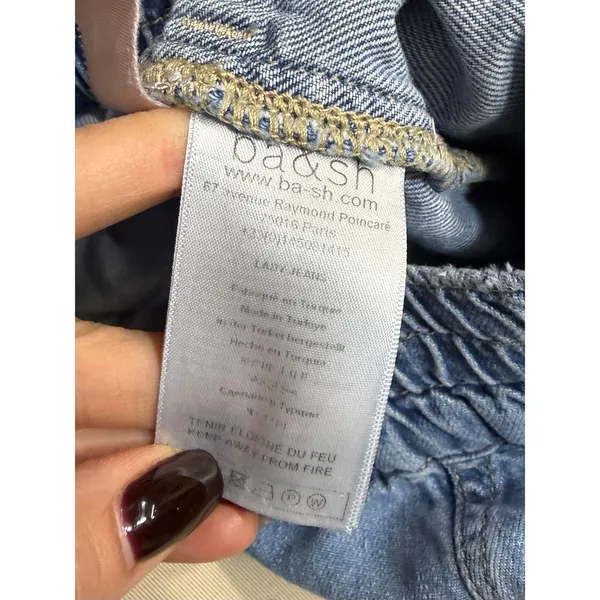 ba&sh Mima Drawstring cargo Jeans size 38 (US 6) - Image 5