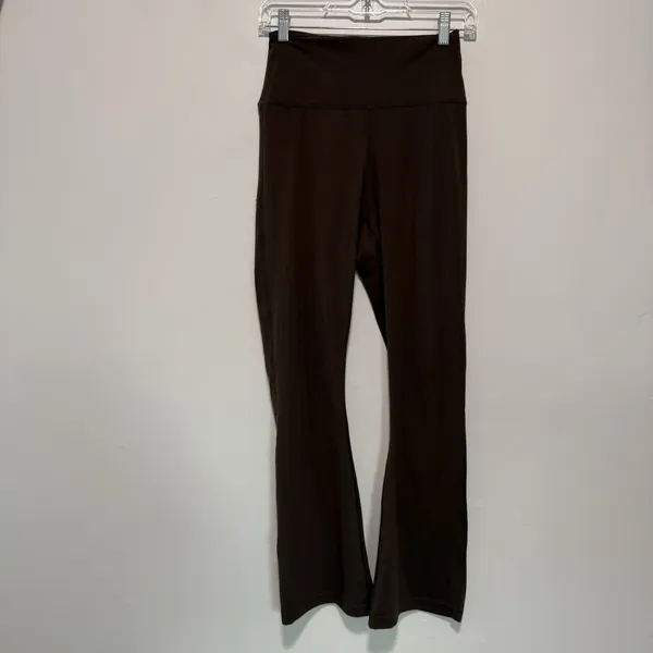 Tuckernuck Tnuck‎ Sport Millie High Rise Compression Spandex Yoga Leggings Brown - Image 5