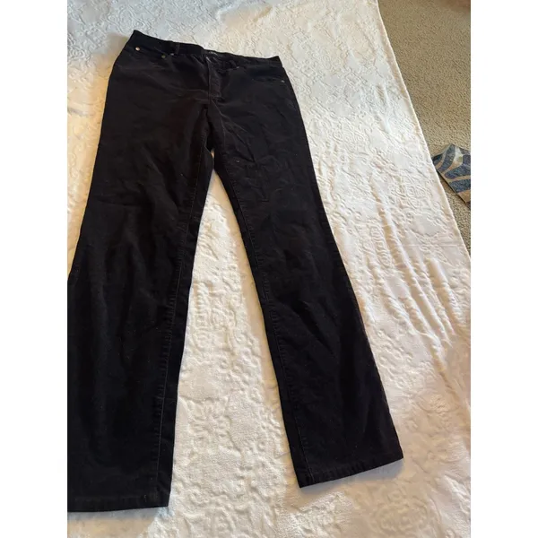 Women’s Chaps Brown Stretch Corduroy Pants Size 8 - Image 5