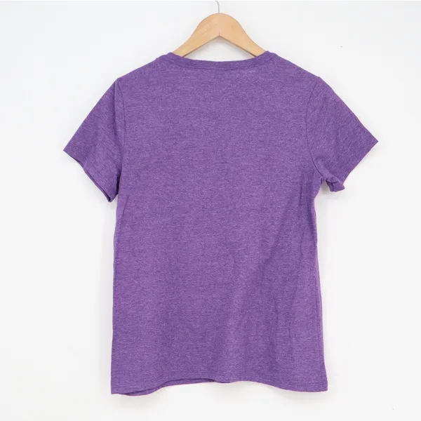 Gildan Softstyle Womens Small Purple Not Done Yet Graphic Tee Short Sleeve Shirt - Image 4
