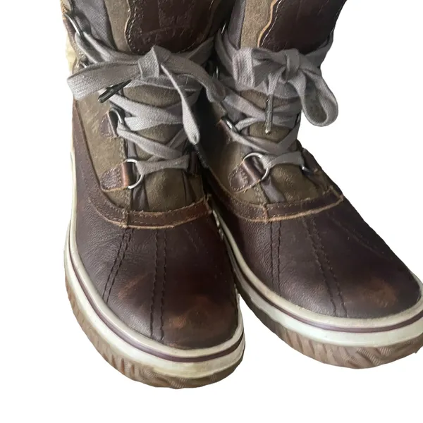 Pajar Women Size 6-6.5 Leather Faux Fur Waterproof Winter‎ Snow Boots - Image 11