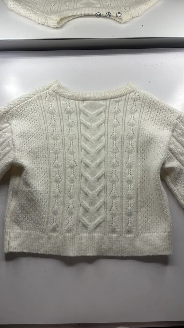 Sweater Knit White Size XS - Image 3