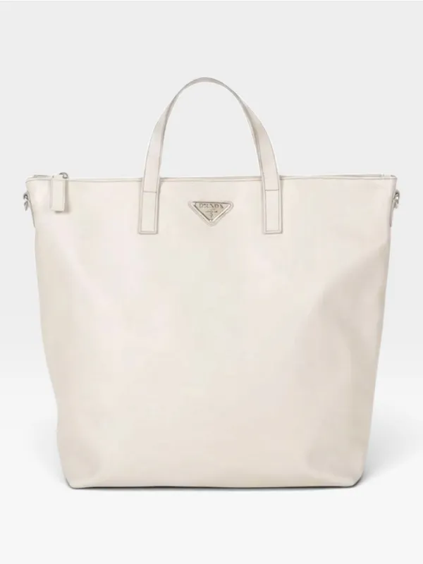Prada White Saffiano Leather Large Tote Bag Purse WITH COA - Image 7