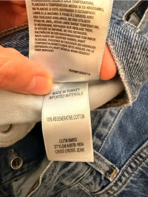 AGOLDE Criss Cross Upsized Jeans - Image 6
