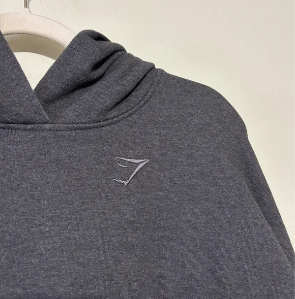 Gymshark Rest Day Hoodie Black Marl - Image 2