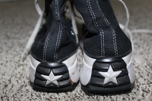 Black Run Star Converse Hike Platform - Image 4