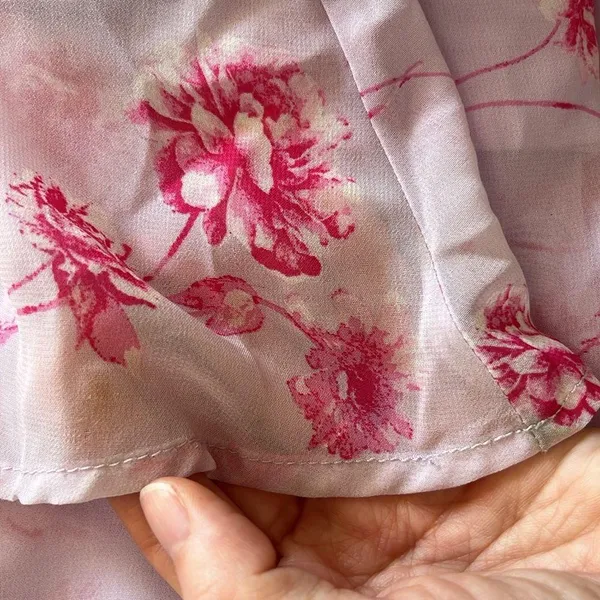 Lulu’s Dearly Loved Lavender Floral Print Flutter Sleeve Maxi Dress - Image 7