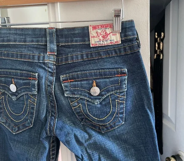 True Religion Low Rise Billy Shade K Vintage Jeans - Image 4