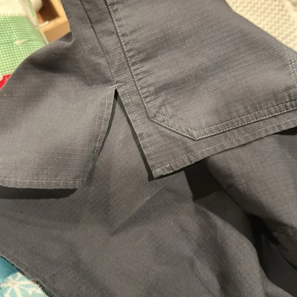 Carhartt Black Scrub Top Womens Small Gray - Image 7