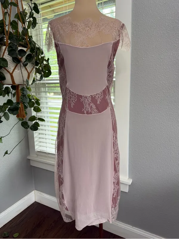 NWT Maeve Short Sleeve Lace Knee Length Dress Size Small - Image 4