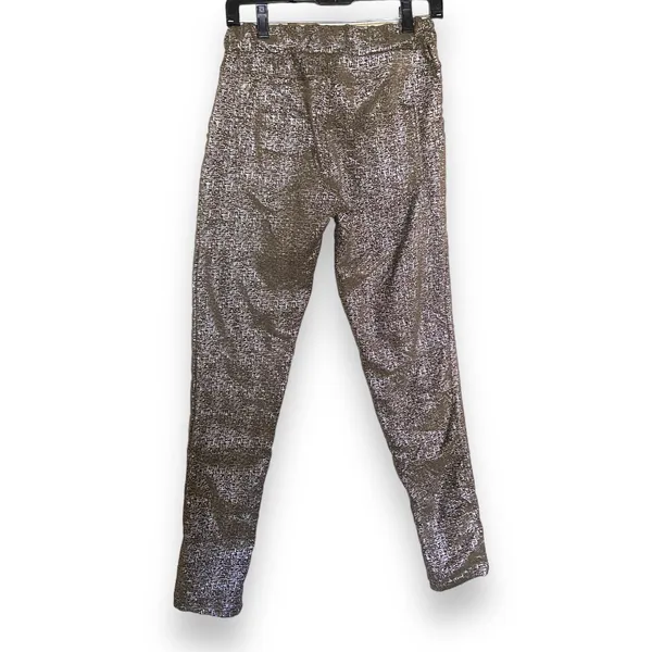 Free for Humanity‎ Womens Pants Sz OS Olive Green Silver Digital Sweatpants NEW - Image 4